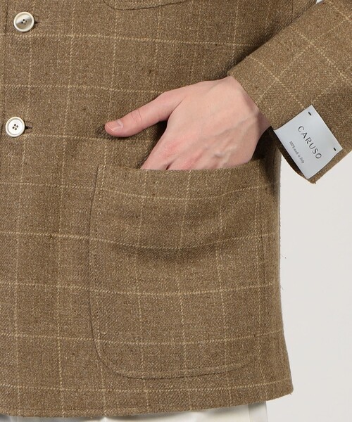 Caruso（カルーゾ） ブルゾン アウター 「別注」CARUSO シルクリネン