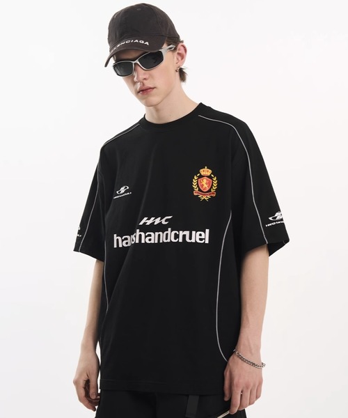 「HARSH AND CRUEL」 半袖Tシャツ L ブラック メンズ_画像3