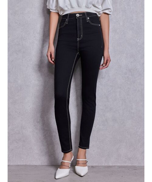 GYDA（ジェイダ） ジーンズ デニム デニムパンツ ハイウエストワン