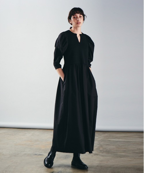 「Marilyn Moon」 ドッキングワンピース FREE ブラック レディース_画像7