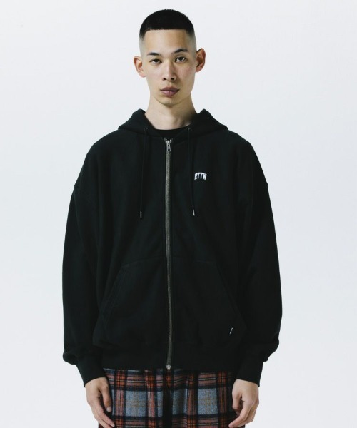 STYLISE パーカー 「ROTTWEILER」R9 LOGO ZIP PARKA / ブラック