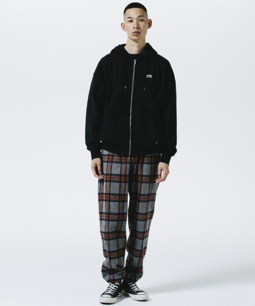 STYLISE パーカー 「ROTTWEILER」R9 LOGO ZIP PARKA / ブラック