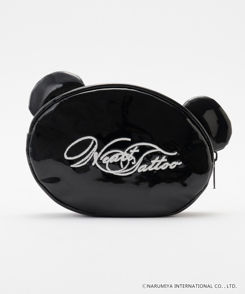 Heart Tattoo ポーチ ナカムラくんコラボモノトーンエナメルポーチ