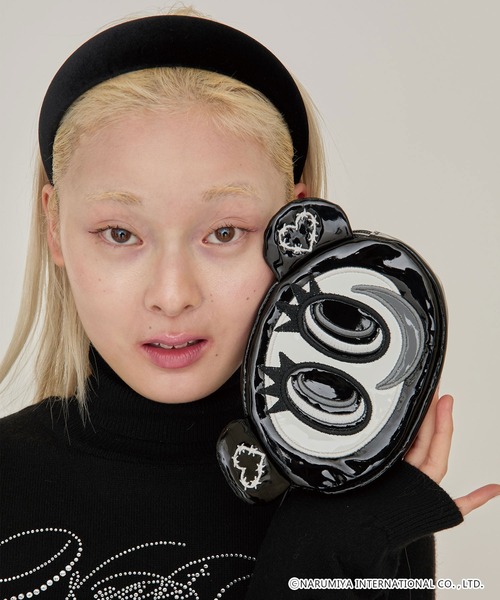 Heart Tattoo ポーチ ナカムラくんコラボモノトーンエナメルポーチ