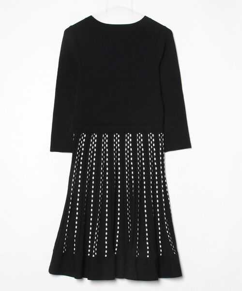 「QUEENS COURT」 ニットワンピース 2 ブラック レディース_画像2
