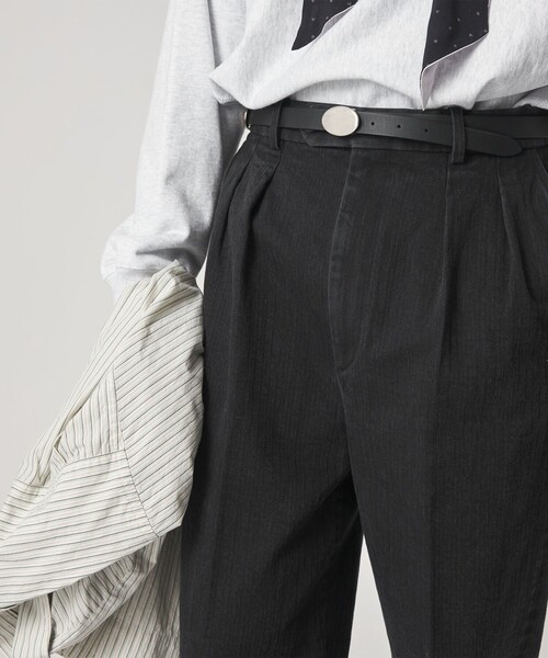 STEVEN ALAN（スティーブンアラン） スラックス ヘリンボーン イン