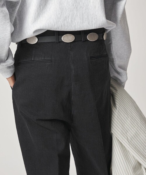 STEVEN ALAN（スティーブンアラン） スラックス ヘリンボーン イン