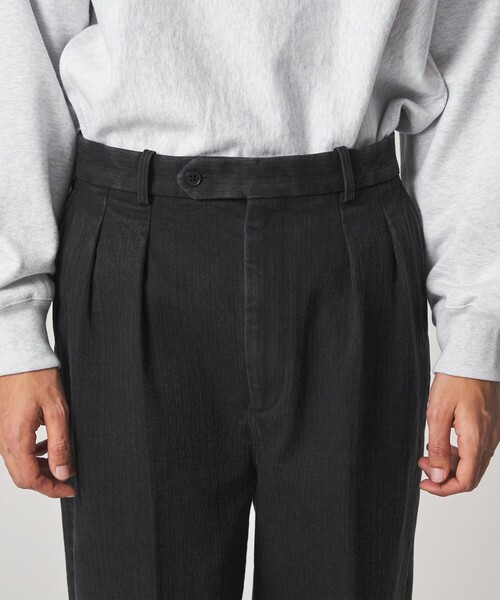 STEVEN ALAN（スティーブンアラン） スラックス ヘリンボーン イン