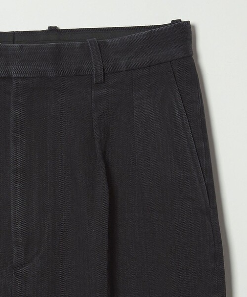 StevenAlanウール ヘリンボーン インツープリーツ ドレス トラウザーズ Steven Alan＞ ラムズウール ヘリンボーン インツープリーツ ドレス