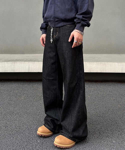 WESTBOY（ウエストボーイ） ワイドパンツ ジーンズ リジット ルーズ