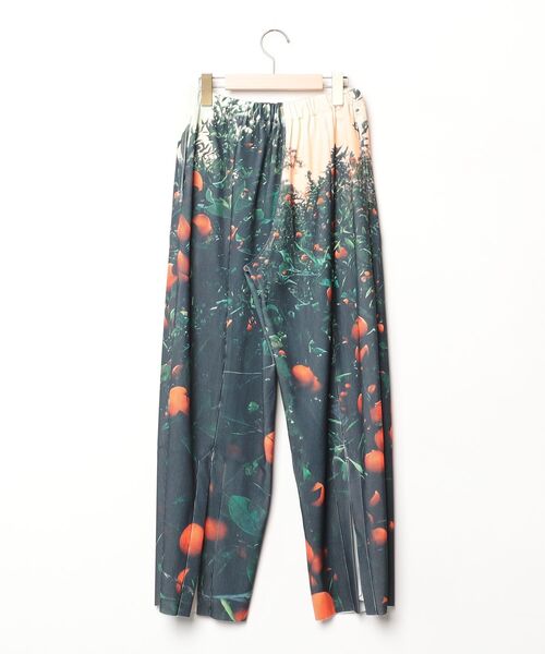 「NON TOKYO」 イージーパンツ FREE ネイビー レディース_画像2