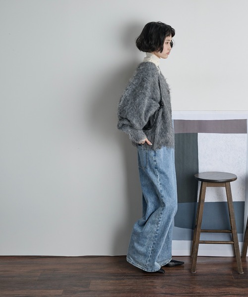 「THE YOn」 タートルネックニット FREE チャコールグレー レディース_画像4