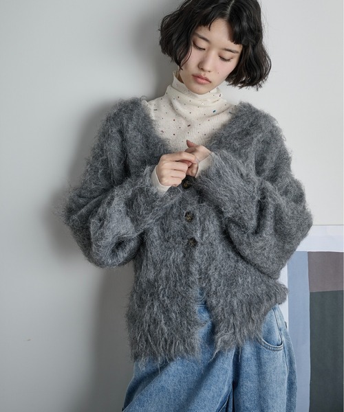 「THE YOn」 タートルネックニット FREE チャコールグレー レディース_画像7