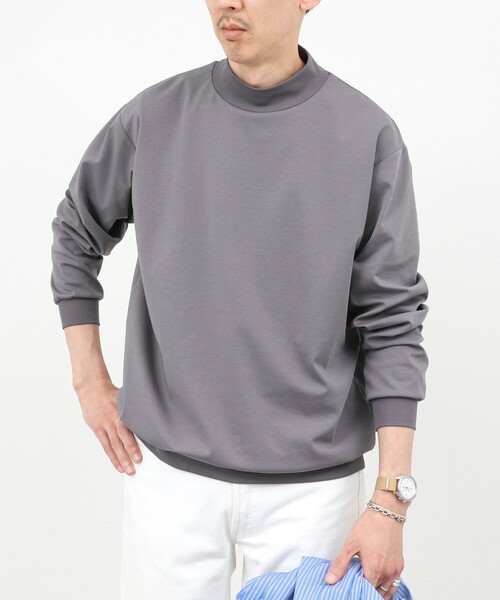 NOLLEY'S（ノーリーズ） tシャツ モックネックロンT 26SS メンズ