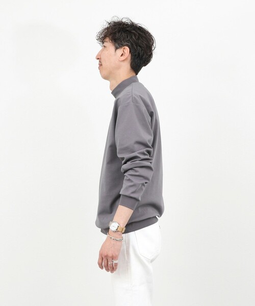 NOLLEY'S（ノーリーズ） tシャツ モックネックロンT 26SS メンズ