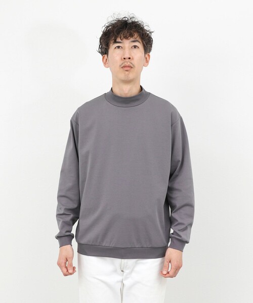 NOLLEY'S（ノーリーズ） tシャツ モックネック 長袖Tシャツ ロンT