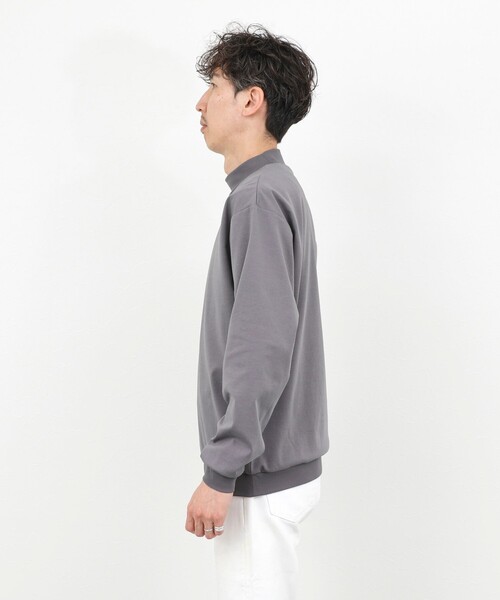 NOLLEY'S（ノーリーズ） tシャツ モックネック 長袖Tシャツ ロンT