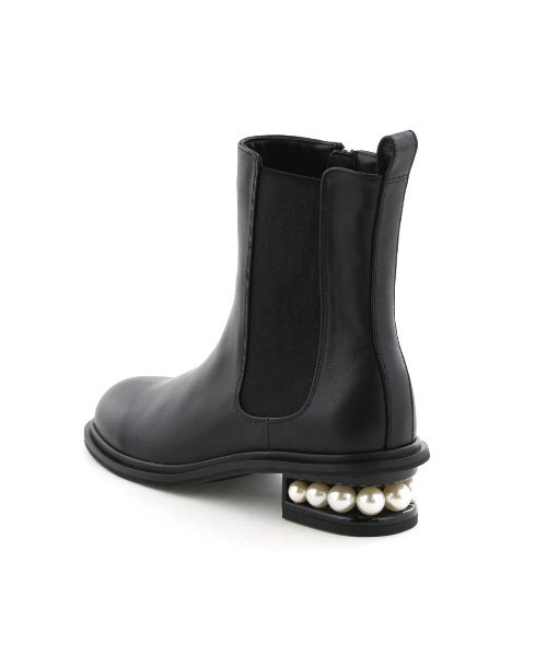 「NICAL」 ショートブーツ MEDIUM シルバー レディース_画像5