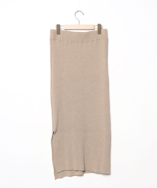 ドゥーズィエムクラス　ニット　スカート Deuxieme Classe（ドゥーズィエムクラス） ニットスカート 36 ベージュ
