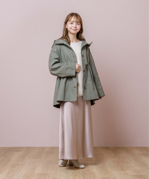 「flower」 ジャケット FREE カーキ レディース_画像3