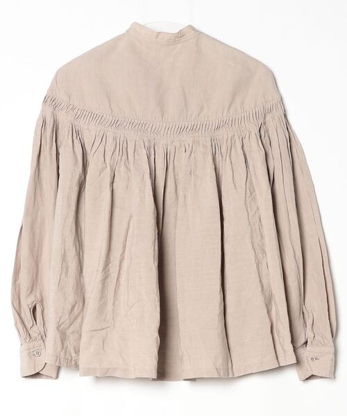 「Scye」 長袖ブラウス 40 ベージュ レディース_画像2