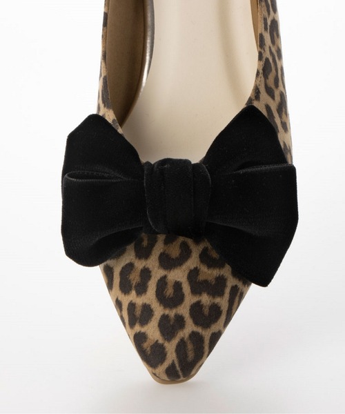 「Launa lea」 フラットパンプス 23.5cm ネイビー レディース_画像3