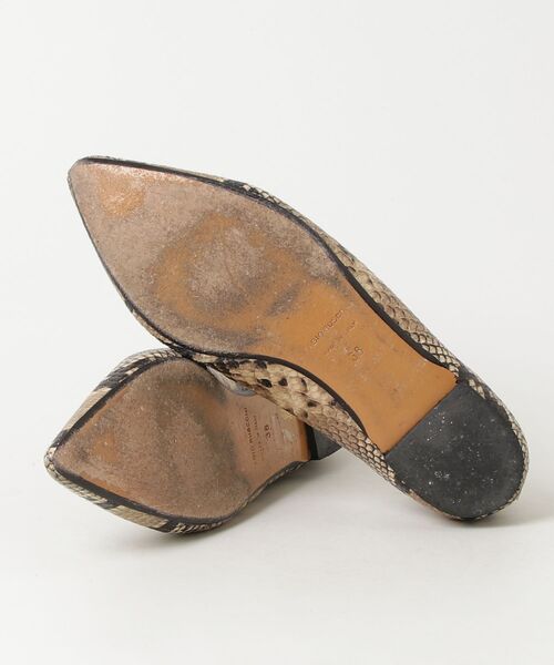 「Fabio Rusconi」 フラットパンプス 38 ベージュ レディース_画像3