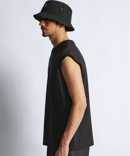 LANVIN en Bleu tシャツ 8オンス ノースリーブ Tシャツ メンズ