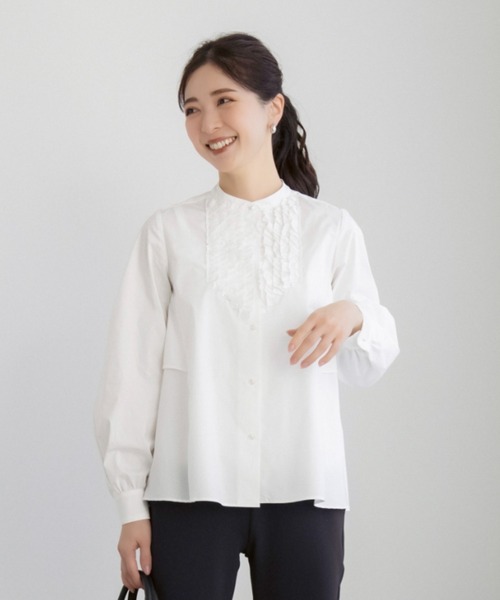 ★新品★ sono ソーノ ブラウス Sono（ソーノ） ブラウス シャツ 「定番人気ブラウス」ご自宅でお洗濯