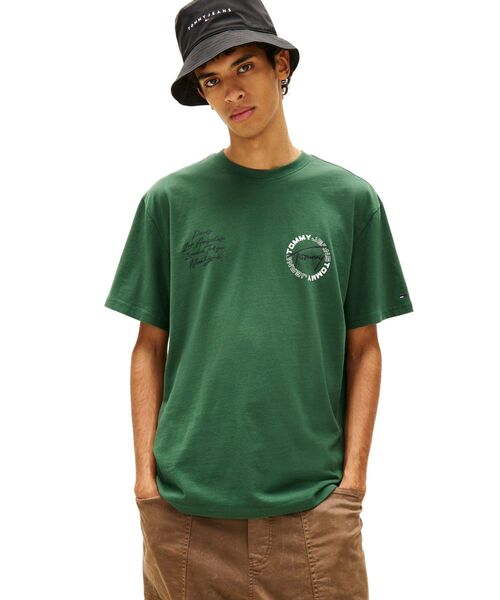 TOMMY JEANS（トミー・ジーンズ） tシャツ サインサークルリラックス