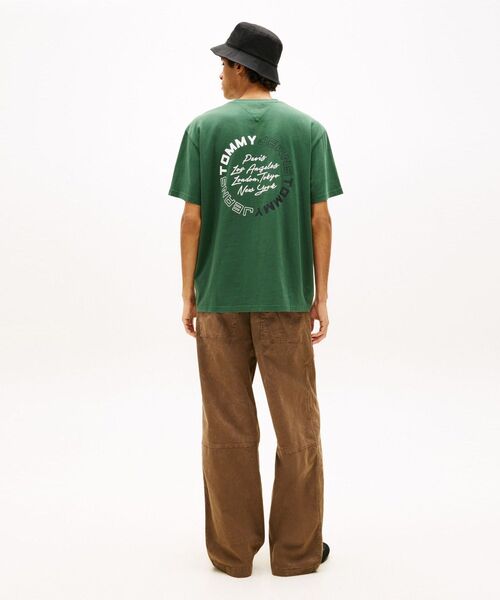 TOMMY JEANS（トミー・ジーンズ） tシャツ サインサークルリラックス
