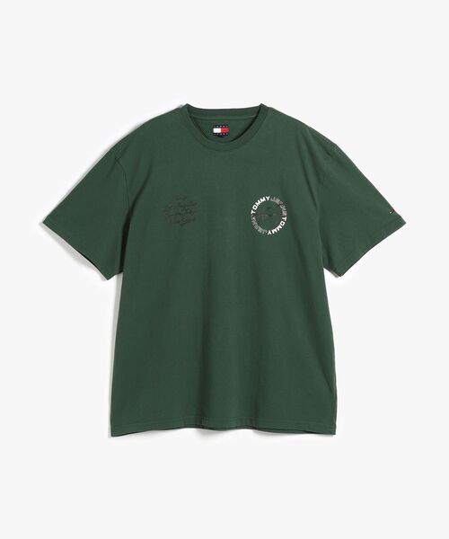 TOMMY JEANS（トミー・ジーンズ） tシャツ サインサークルリラックス