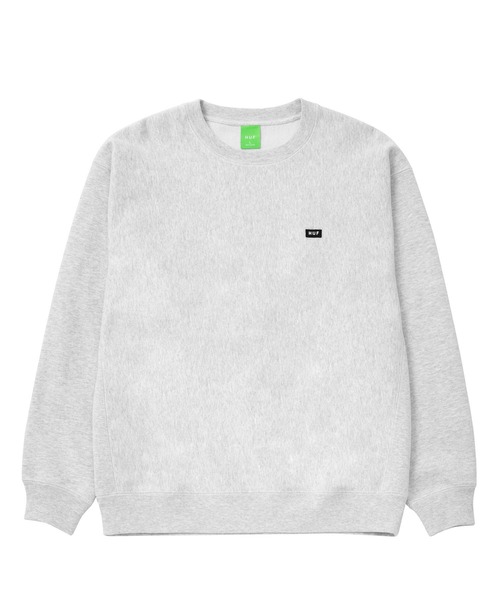 「HUF」 スウェットカットソー LARGE アッシュグレー メンズ