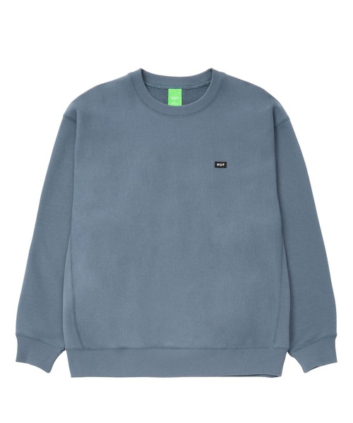 「HUF」 スウェットカットソー LARGE アッシュグレー メンズ