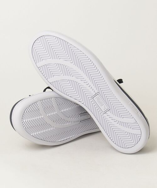 「PUMA」 ローカットスニーカー 27.5cm ネイビー×ホワイト メンズ_画像3