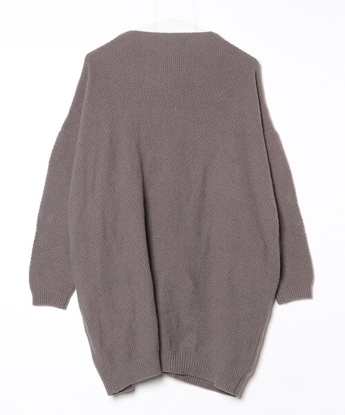 「mao made」 ニットカーディガン FREE グレー レディース_画像2