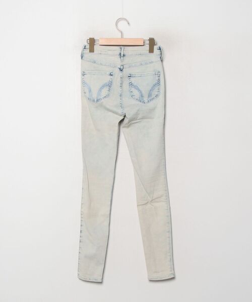 「Hollister」 スキニーデニムパンツ 25 ホワイト レディース_画像2