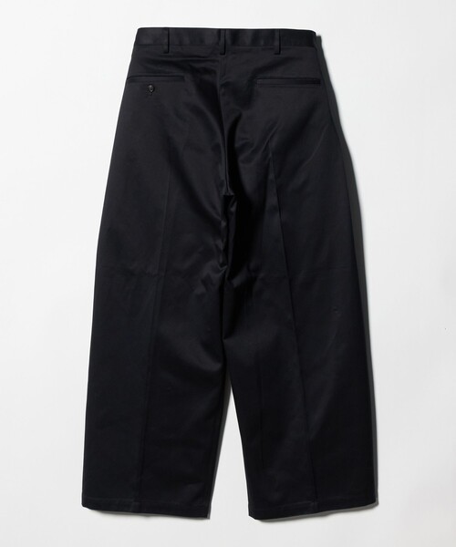 ワイドパンツ チノパン 「KHOKI for UNITED ARROWS ＆ SONS」 TUCK PANTS/パンツ メンズ レディースの画像