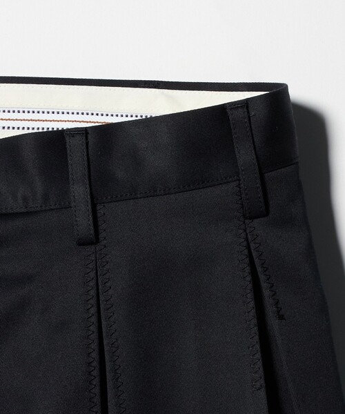 ワイドパンツ チノパン 「KHOKI for UNITED ARROWS ＆ SONS」 TUCK PANTS/パンツ メンズ レディースの画像