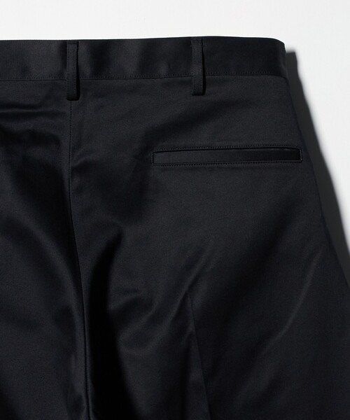 ワイドパンツ チノパン 「KHOKI for UNITED ARROWS ＆ SONS」 TUCK PANTS/パンツ メンズ レディースの画像