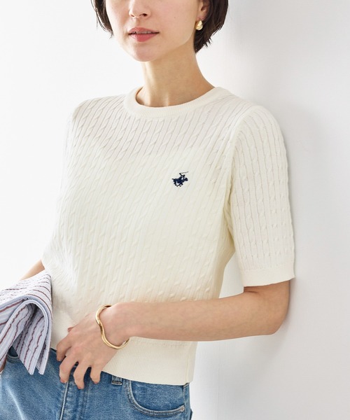 ユナイテッドアローズ 半袖ニット レディース UNITED ARROWS UNITED ARROWS（ユナイテッドアローズ） 半袖ニット - ブルー