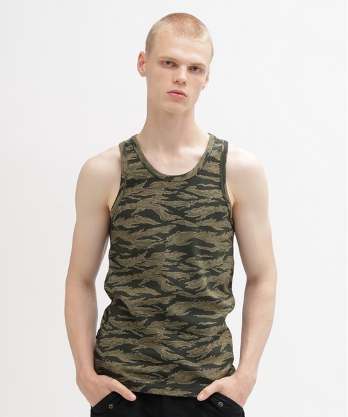 AVIREX（アヴィレックス） タンクトップ 「DAILY/デイリー」CAMO WIDE