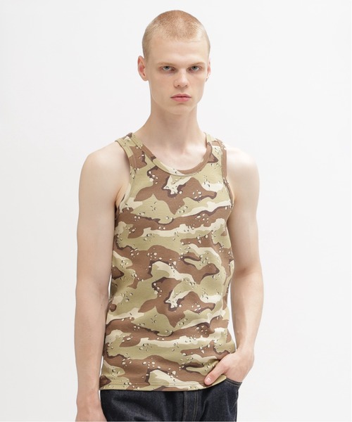 AVIREX（アヴィレックス） タンクトップ 「DAILY/デイリー」CAMO WIDE