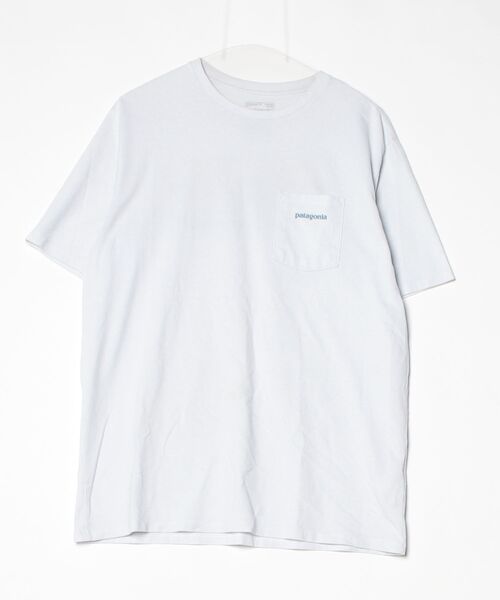 patagonia（パタゴニア） 半袖Tシャツ M ブルー メンズ : ZOZOTOWN