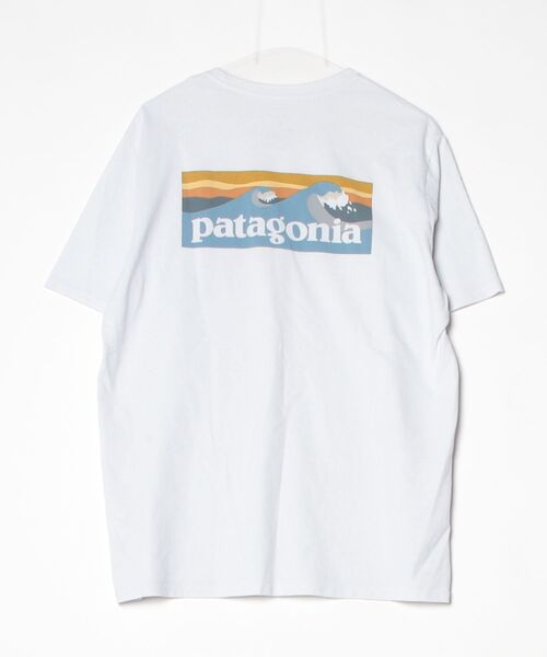 patagonia（パタゴニア） 半袖Tシャツ M ブルー メンズ : ZOZOTOWN