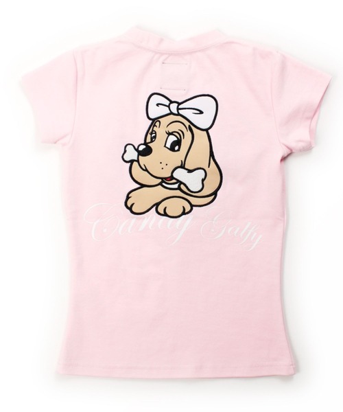 GALFY（ガルフィー） tシャツ らぶりぃチビTシャツ/ヒョウ柄 ハート