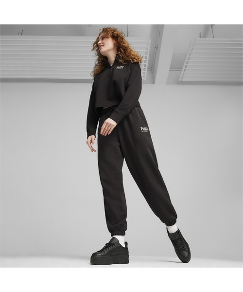 「Alexander McQUEEN PUMA」 パンツ SMALL ブラック レディース_画像4
