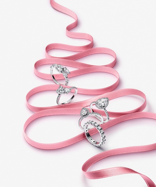 「Pandora」 リング 54 シルバー レディース_画像6