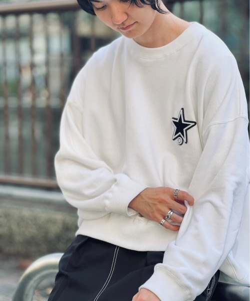 「CONVERSE TOKYO」 スウェットカットソー FREE ホワイト レディース_画像7