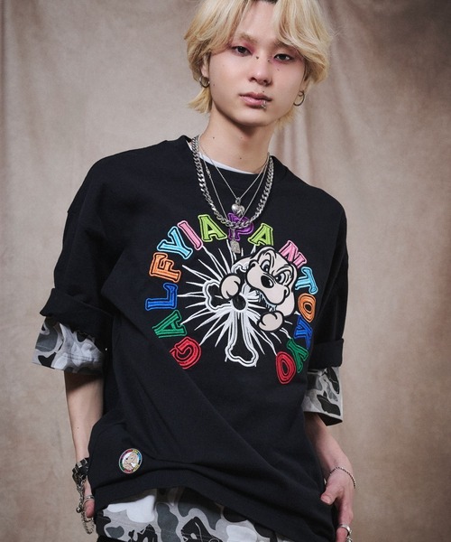 GALFY（ガルフィー） tシャツ ガンジャパンTEE/ファイヤーピカピカTEE
